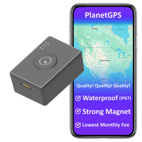 8,000 mAh + 1 Year Plan (No Monthly Fee) - Magnetic Waterproof GPS Tracker |3 to 4 Weeks Battery Life