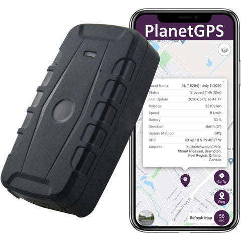 Saturn + 1 Year Plan (No Monthly Fee) - Magnetic GPS Tracker | Up to 2 Months Battery Life