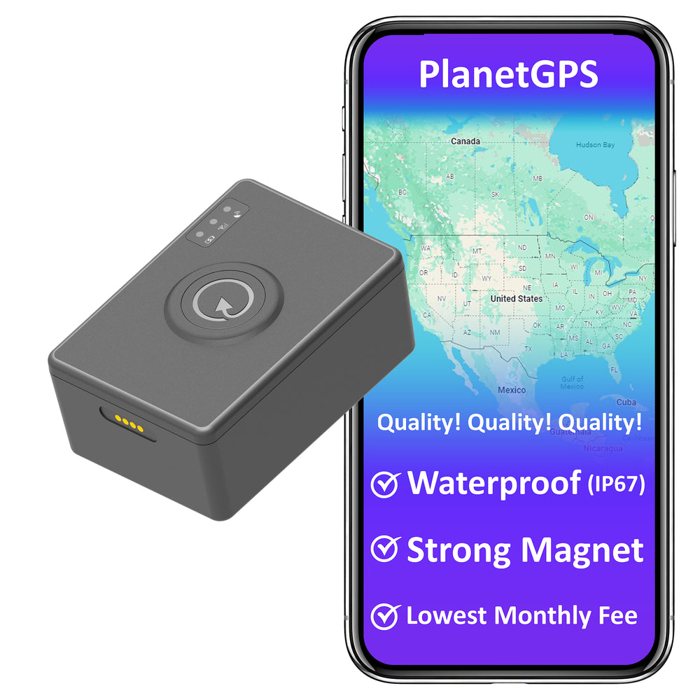 Neptune + 1 Year Plan (No Monthly Fee) - Magnetic Waterproof GPS Tracker |3 to 4 Weeks Battery Life
