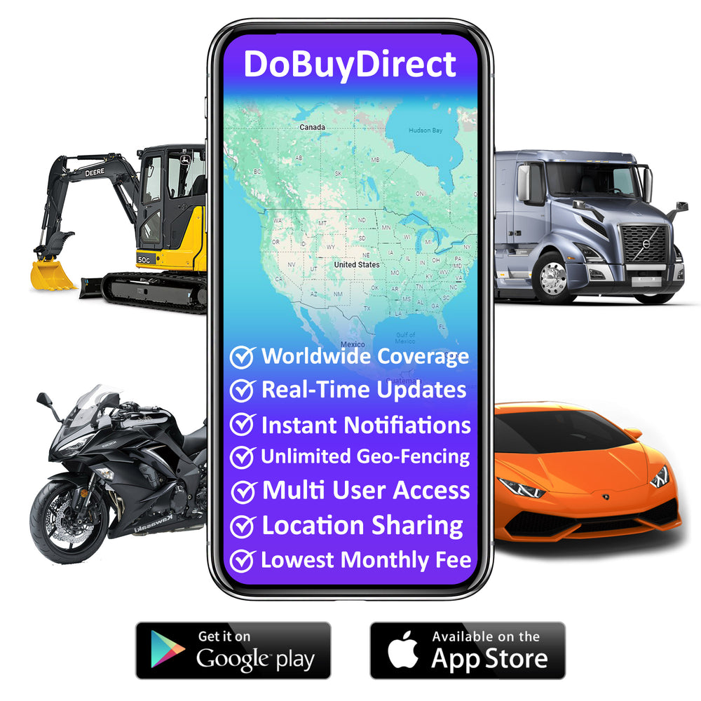 8,000 mAh + 1 Year Worldwide Plan Included (No Monthly Fee) - Magnetic Waterproof GPS Tracker | 3 to 4 Weeks Battery Life