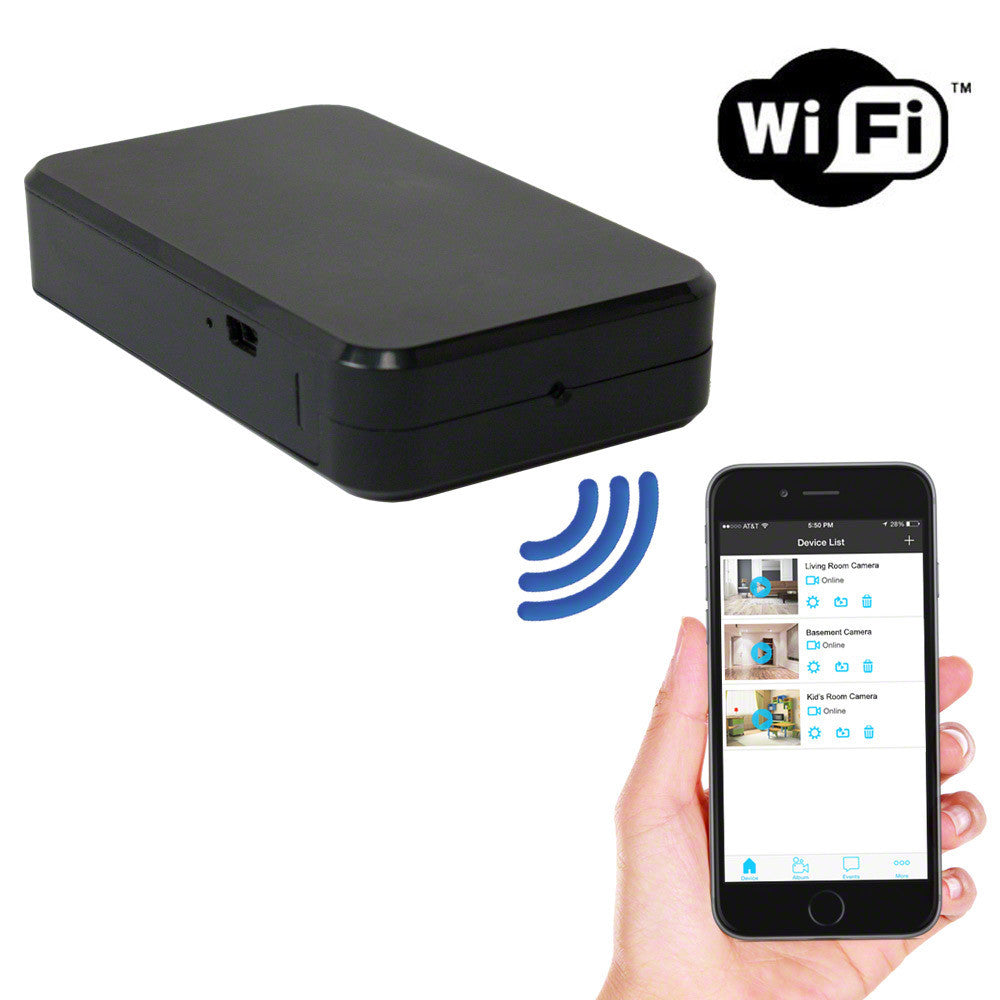 WiFi Black Box Camera 1080P High Resolution Remote Access Live View
