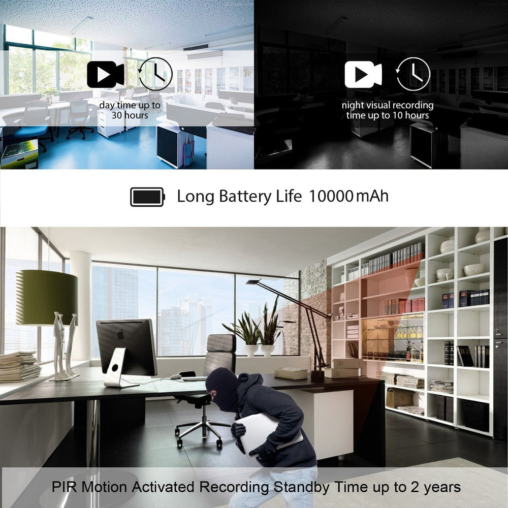 Book Hidden Camera HD Motion Activated Long Battery Life