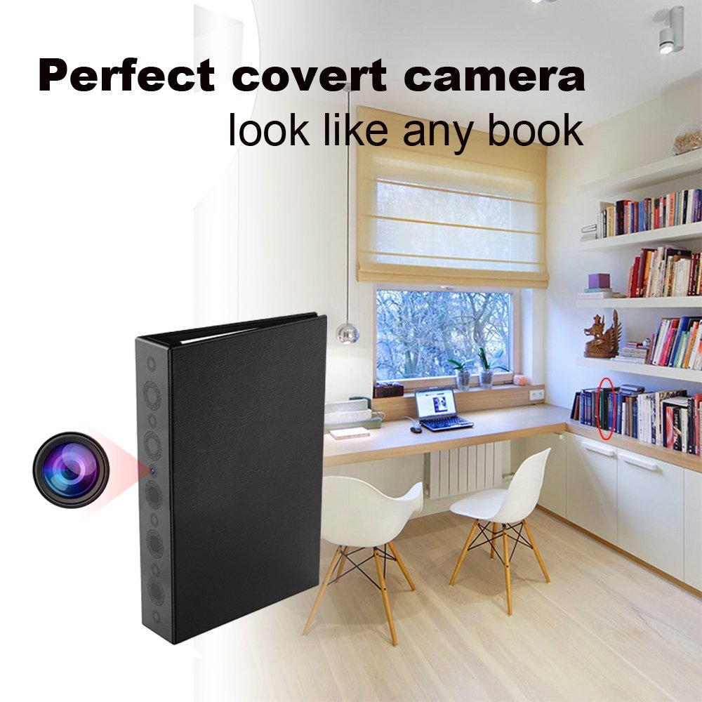 Book Hidden Camera HD Motion Activated Long Battery Life