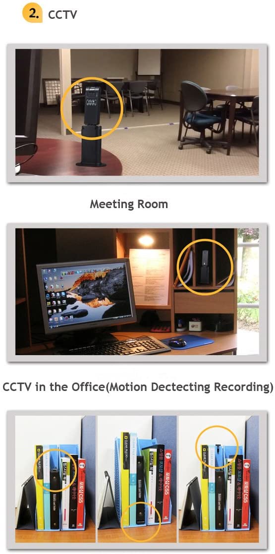 Spy USB Hidden Camera Pinhole Cam Motion Activated 720P HD / 2 -10 Hours Recording Time
