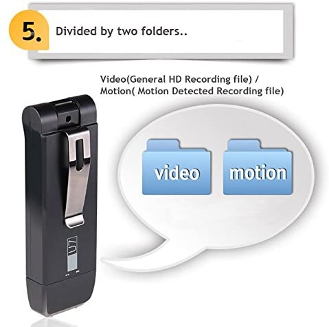 Spy USB Hidden Camera Pinhole Cam Motion Activated 720P HD / 2 -10 Hours Recording Time