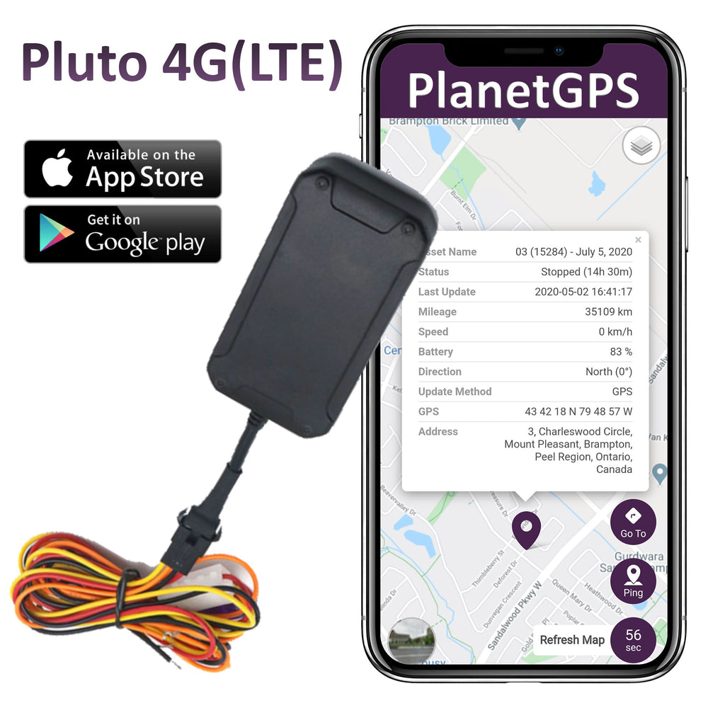 Pluto 4G + 1 Month Plan | Hard-Wired GPS Tracker